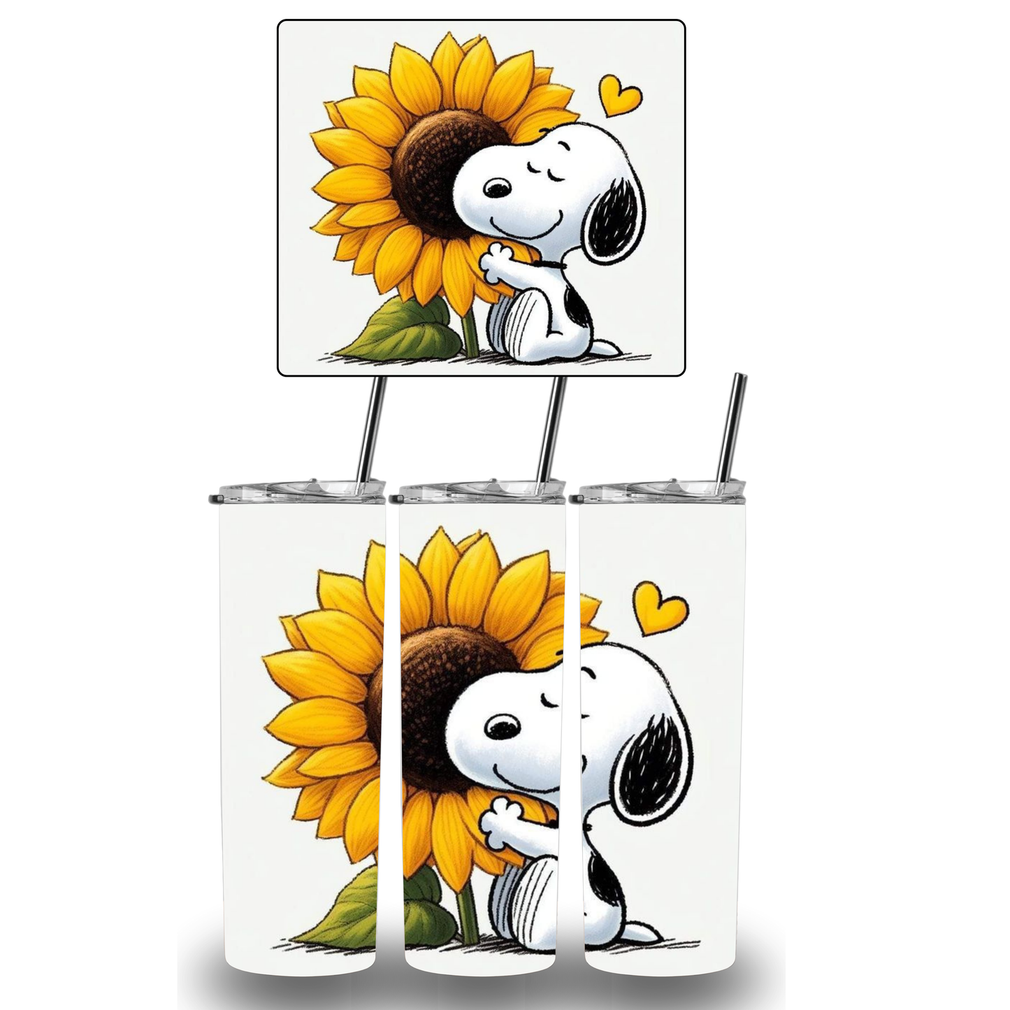 Snoopy Sunflowers