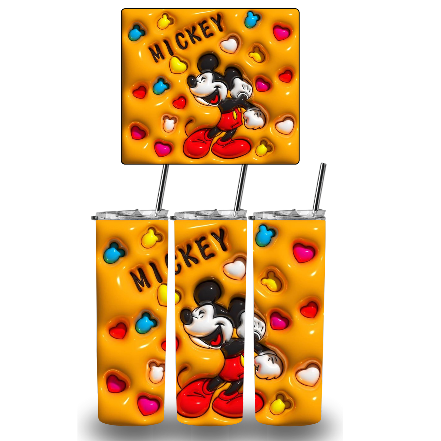 Mickey Heart 3d