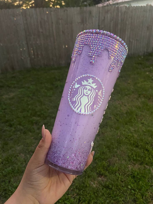 Purple Drips Starbucks