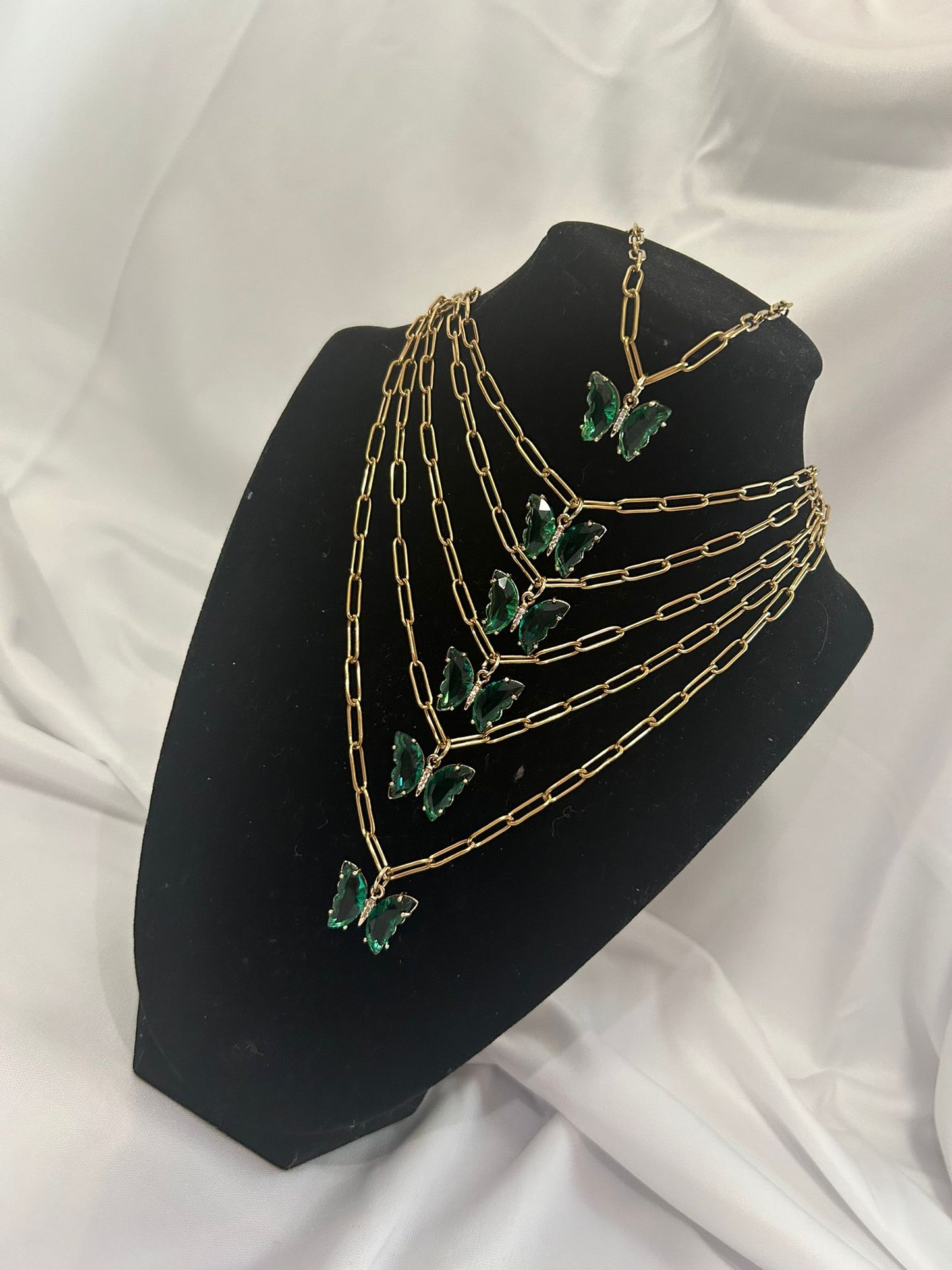 Mariposa Verde Oscuro