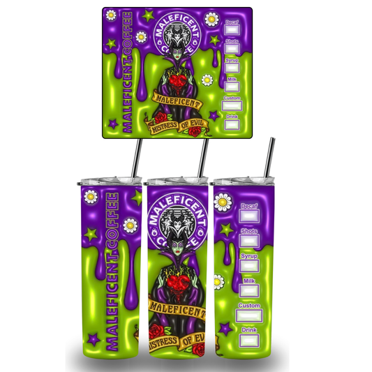 Maleficent 3d coffee